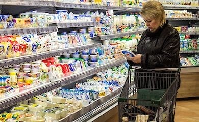 Нацбанк: после падения ажиотажа цены на продукты снизились