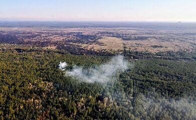 У зоні відчуження одне зі складних вогнищ загоряння