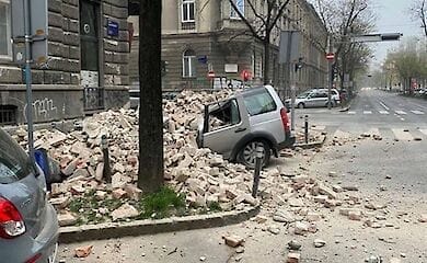 Оценили ущерб от землетрясения в Хорватии