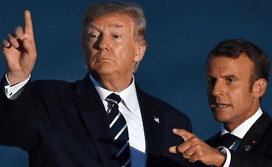 Президенти США і Франції Дональд Трамп і Еммануель Макрон