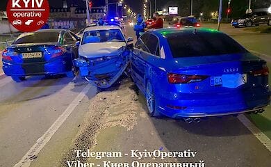 У столиці п'яний водій влаштував ДТП