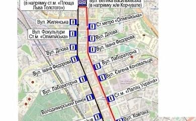 Какой транспорт запустят завтра в Киеве - карты