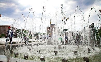 Столичные фонтаны начнут работу на День Киева