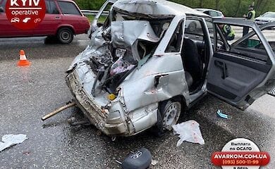 В результате ДТП под Киевом пострадали четыре человека