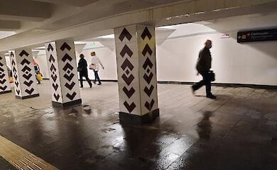 В Киеве затопило отремонтированный подземный переход