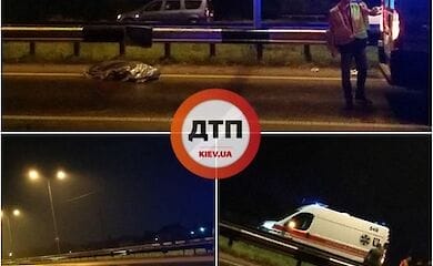 Под Киевом автомобиль насмерть сбил пешехода
