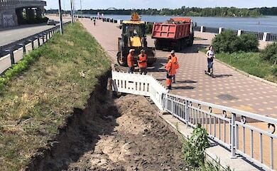 На Мосту метро появится съезд для велосипедов