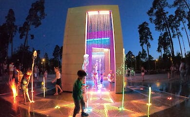 Одно из замечательных мест столицы - Парк Партизанской славы