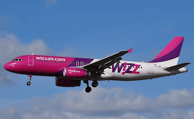 Компания Wizz Air прекратила полеты между Таллином и Киевом