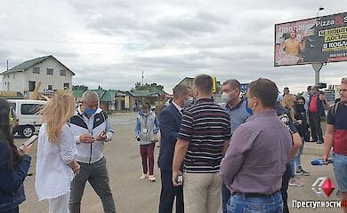 Возле Коблево предприниматели перекрыли трассу