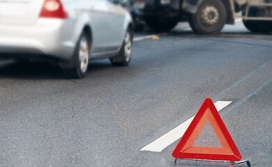 Вблизи столичного пешеходного моста произошло массовое ДТП