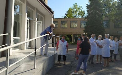 На Волині протестують працівники психіатричної лікарні