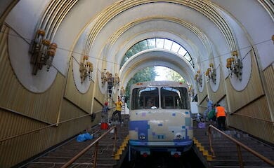 Столичный фуникулер возобновил работу