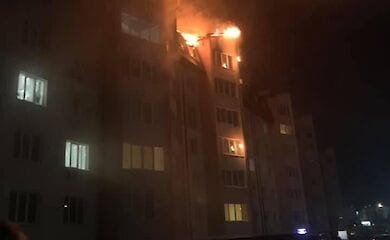 Под Киевом загорелся жилой комплекс: уничтожено 6 квартир