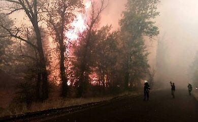 По фактам масштабных пожаров на Луганщине начаты уголовные производства