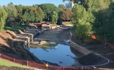 В киевском парке "Отрадный" восстановят озеро