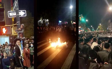 Жителі Брукліна підпалили купу масок в знак протесту проти нових обмежень