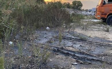 В Полтаве обнаружили грузовики, которые сливали нечистоты на улицу