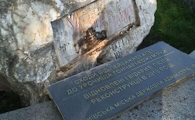 На Пейзажной аллее в Киеве задержали вандала