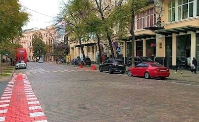 В центре Киева появилась новая велодорожка