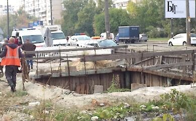В Дарницком районе Киева произошел взрыв на коллекторе