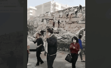 В турецком городе произошло мощное землетресение