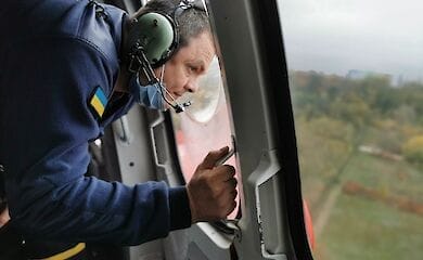 Для поиска рыбаков на Киевском море задействовали авиацию
