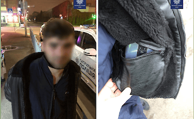 Патрульные по горячим следам задержали предполагаемого вора телефона