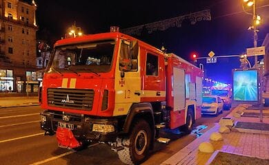 В центре столицы горел ресторан