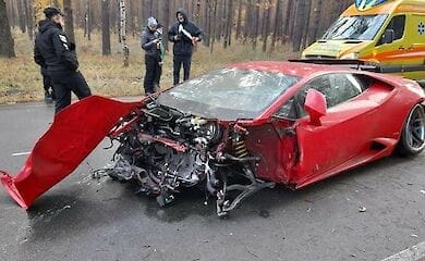 Під Києвом на зйомках фільму розбився Lamborghini