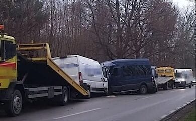 На сході Польщі сталася потрійна ДТП, в якій постраждали громадяни України