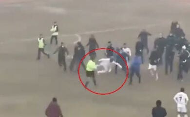 В Узбекистане футбольные фанаты избили судей