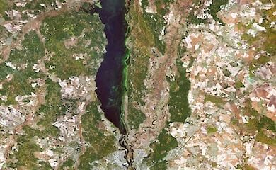 Супутники європейського космічного агентства зробили фото столиці України з космосу