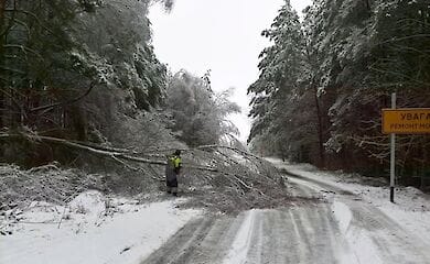 У Чернігівській області склалася "непроста ситуація" через негоду