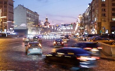 У п'ятницю Київ скували пробки