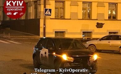 В центре Киева произошло ДТП