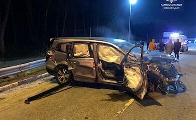 Смертельна ДТП під Києвом: двоє загиблих, четверо травмованих