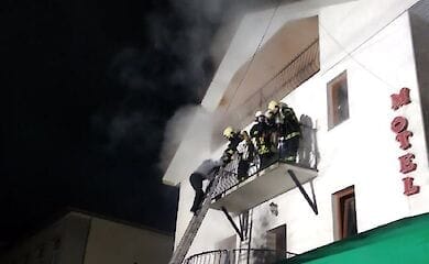 На Закарпатье из-за пожара в отеле пострадал ребенок