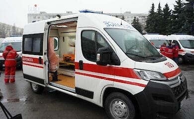Киевская область получила 20 новых автомобилей для пациентов с Covid-19