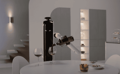 Новий робот вміє складати брудний посуд в раковину, прибирати одяг і наливати вино в келих