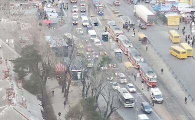 В Киевпастрансе рассказали о ЧП на трамвайной остановке у метро Черниговская