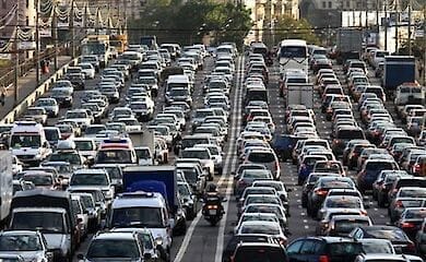 Пробки в Киеве увеличиваются ежегодно