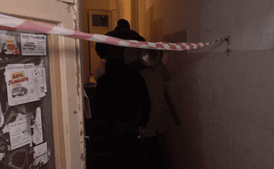 В одной из столичных многоэтажек провалился бетонный пол