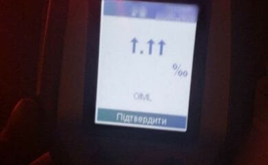 У Києві затримали водія з рекордним рівнем алкоголю в організмі