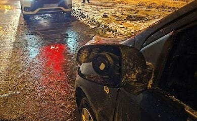В Николаеве патрульная полицейская попала под колеса авто