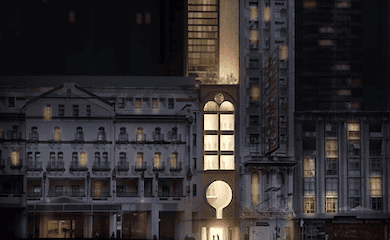 Архитектурная студия Durbach Block Jaggers показала проект самого узкого небоскреба в мире