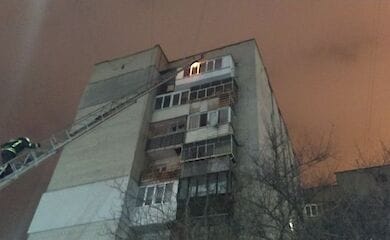 Под Киевом горела девятиэтажка