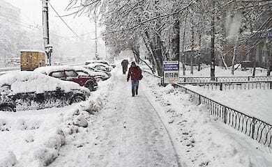 В Киеве усилятся снегопады и мороз