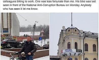 В центре Киева у нидерландского дипломата украли велосипед