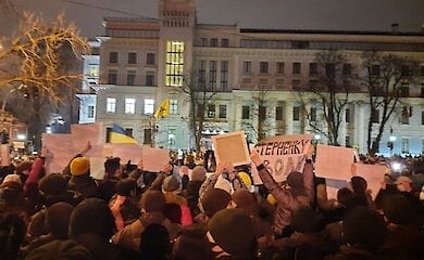 Около тысячи человек во Львове протестовали против ареста Стерненко